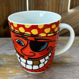 Vintage Tim Davies Ritzenhoff My Darling Colorful Pop Art Pirate Mug Size 12oz